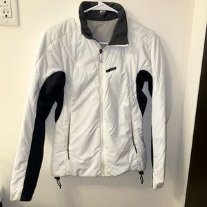 Arc’teryx Women’s Ceva Jacket, Pine Frost White Black